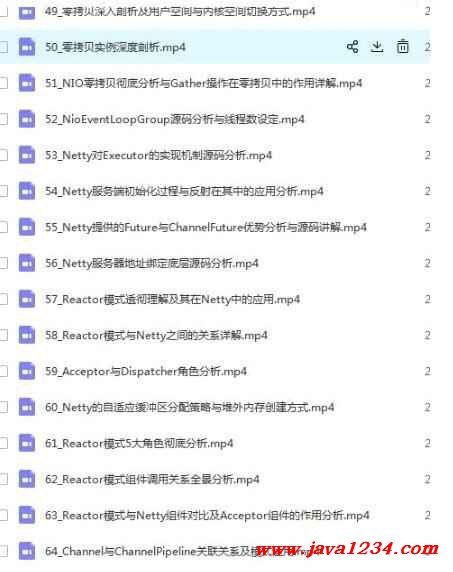 Netty高ƈ发深入浅出实战课E视频教E分? ?